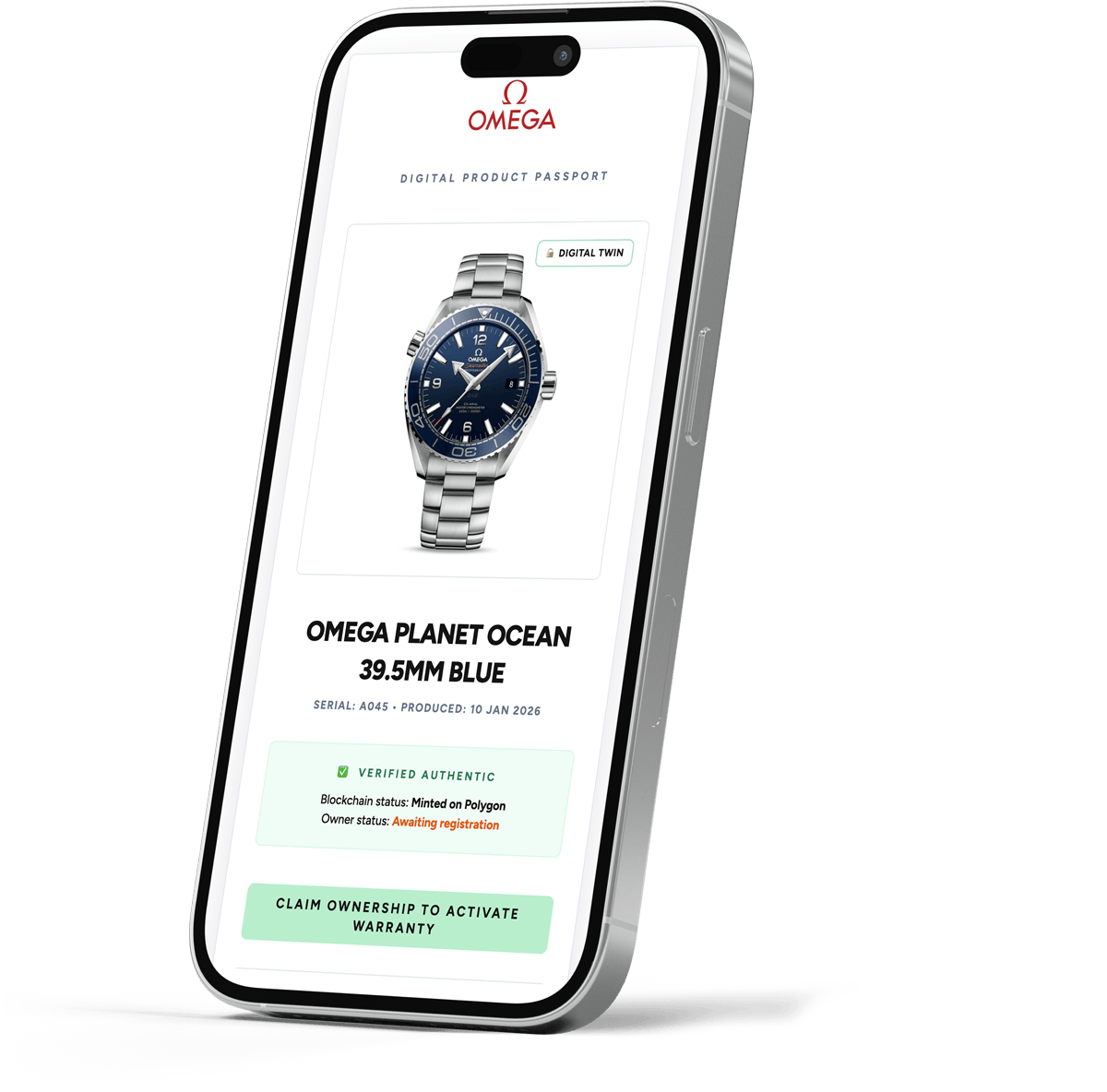 verum.ID Digital Product Passport on iPhone